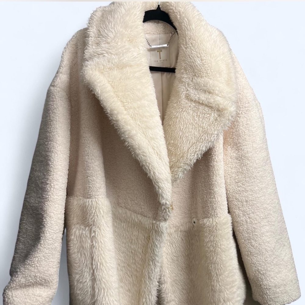 Ted Baker Soft Cream Teddy Coat